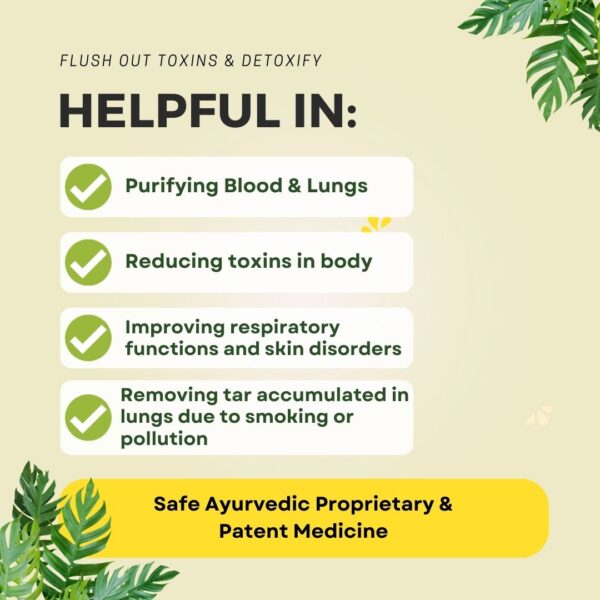 Blood & Lungs Purifier Benefits
